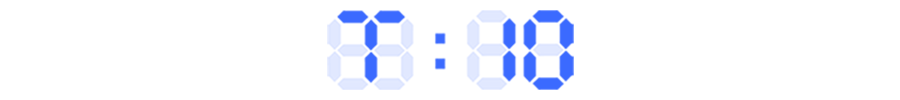 T:10 written in the style of a digital clock